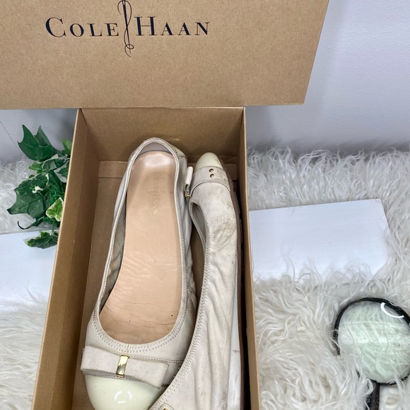Cole Haan Shoes - Cole Haan Cream Ballet Flats
